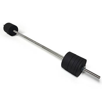 Штанга набірна, пряма 1,5 м, 55 кг, Сталь з покриттям