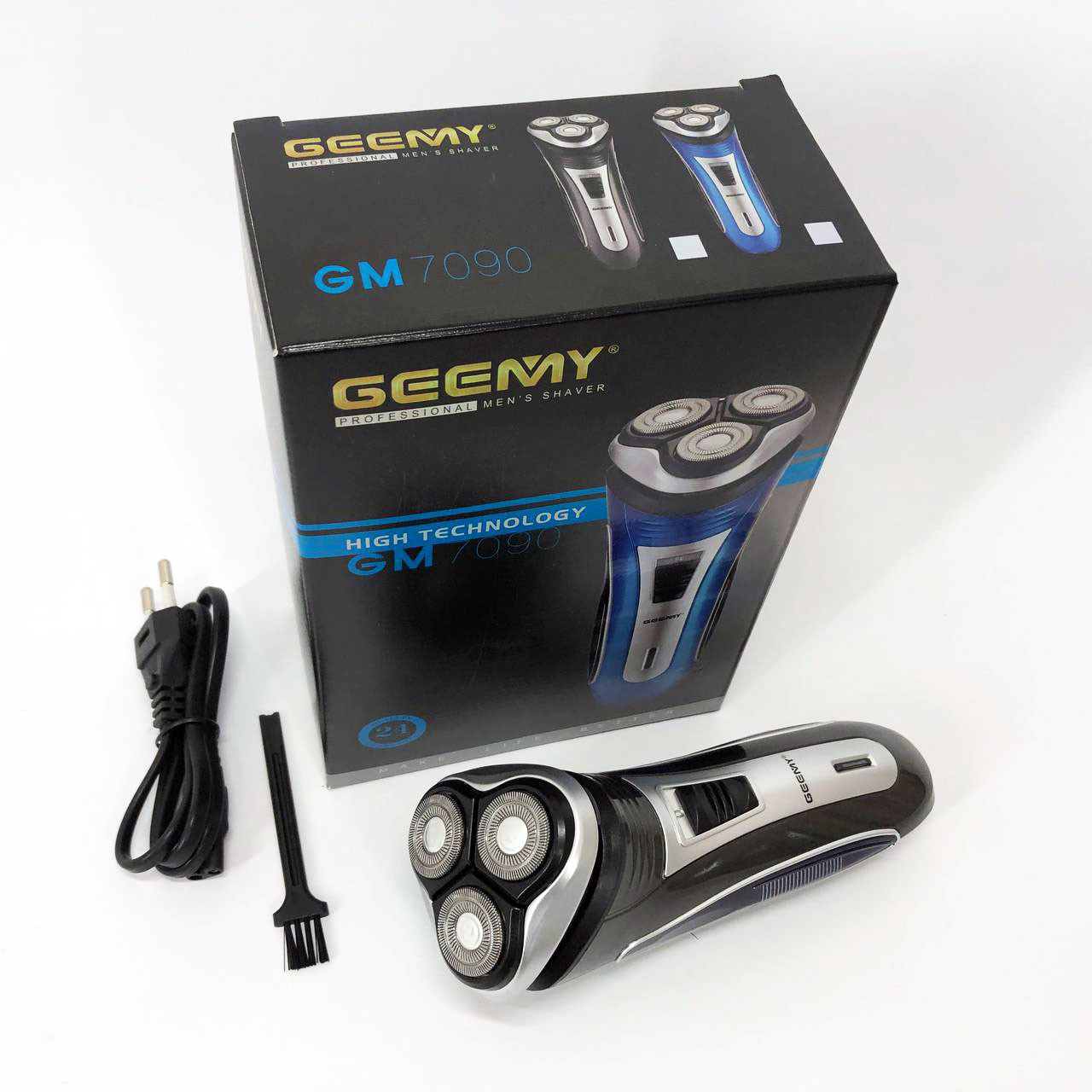 Професійна електробритва GEEMY GM-7090, Бритва чоловіча електрична DV-173 акумуляторна електробритва