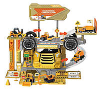 Ігровий набір 2 в 1 Іграшкова вантажівка Трек для машинок Будівництво 46 деталей