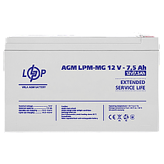 Акумулятор мультигелевий LPM-MG 12V - 7.5 Ah, фото 5
