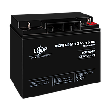 Акумулятор AGM LPM 12V - 18 Ah, фото 4