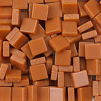 Шматочки мозаїки 0,5*0,5 см Колір Коричневий (200 штук 12 грам) з акрилової смоли. Форма квадрат.