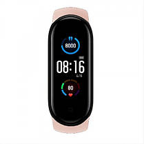 Смарт браслет M5 Smart Bracelet Фітнес трекер Watch Bluetooth. PG-803 Колір рожевий, фото 2