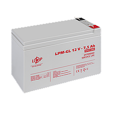 Акумулятор гелевий LPM-GL 12V - 7.5 Ah, фото 4