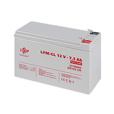 Акумулятор гелевий LPM-GL 12V - 7.5 Ah, фото 5