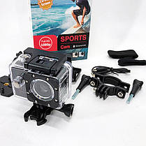 Камера fullhd DVR SPORT A7, Відеокамери sport, Екшн камера, Бодікамера з дисплеєм, YP-475 Відеокамери sports, фото 3
