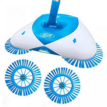 Довга бездротова щітка Hurricane Spin Broom, Віник ураган, Механічна щітка для SK-451 прибирання сміття, фото 5