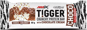 Протеїновий батончик AMIX Tigger Crunchy Protein Bar 60г шоколадно-кокосовий