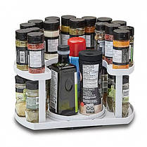 Спецівниця Spice Spinner Two-Tiered Spice Organizer, Поворотна підставка для спецій, Карусель LA-289 для спецій, фото 4