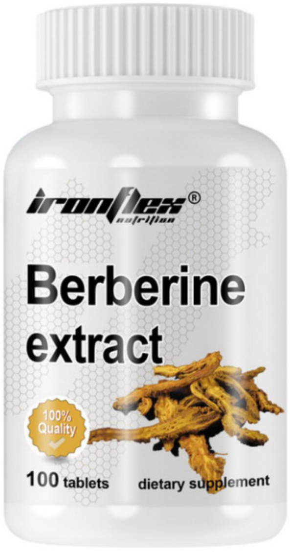 Берберін від цукру IronFlex Berberine Extract 90 капс