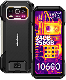 Захищений смартфон Ulefone Armor 27T Pro 5G 12/256Gb Dimensity 6300 Тепловізор