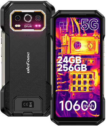 Захищений смартфон Ulefone Armor 27T Pro 5G 12/256Gb Dimensity 6300 Тепловізор, фото 1