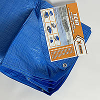 Тент універсальний X-Treme Blue 60 г/м² 6х8 м Синій тент від дощу і снігу Універсальний поліпропіленовий тент