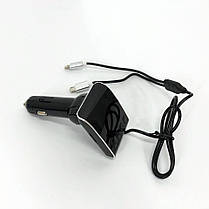 Фм у прикурювач для флешки HZ H22 BT, Bluetooth пристрої fm модулятори, Автомобільний RS-884 бл фм, фото 5