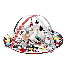 Килимок розвиваючий ігровий Kinderkraft 4SMART (м'ячики, стрічки, елементи, що шелестіть, картки, дзеркало)