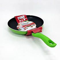 Зручна у використанні сковорідка Con Brio СВ-2414 24 см, Сковорода з AT-713 бакелітовим покриттям, фото 2