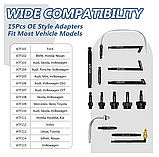 Набір перехідників для заміни олії в АКПП AL-FA ALSCOAT13, фото 5