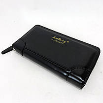 Чоловіча сумка гаманець у подарунок Baellerry leather black, Гаманець AE-149 кишеньковий горизонтальний, фото 5