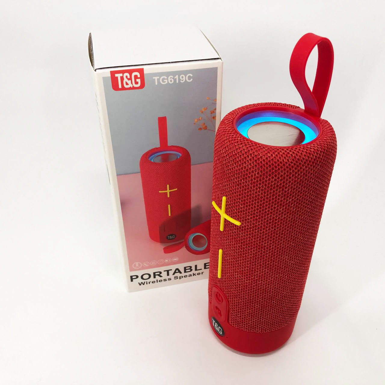 Колонка з акумулятором TG619C, Гучна колонка для вечірки, Bluetooth стерео колонка з IW-119 функцією радіо