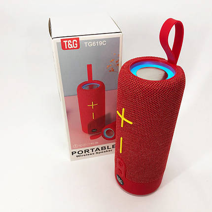 Колонка з акумулятором TG619C, Гучна колонка для вечірки, Bluetooth стерео колонка з IW-119 функцією радіо, фото 1