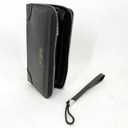 Чоловіча сумка гаманець у подарунок Baellerry leather black, Гаманець AE-149 кишеньковий горизонтальний, фото 1