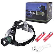 Наголовний ліхтар POLICE BL-2188B-T6, Надпотужний налобний ліхтар, Налобний ліхтар TW-700 для риболовлі, фото 2