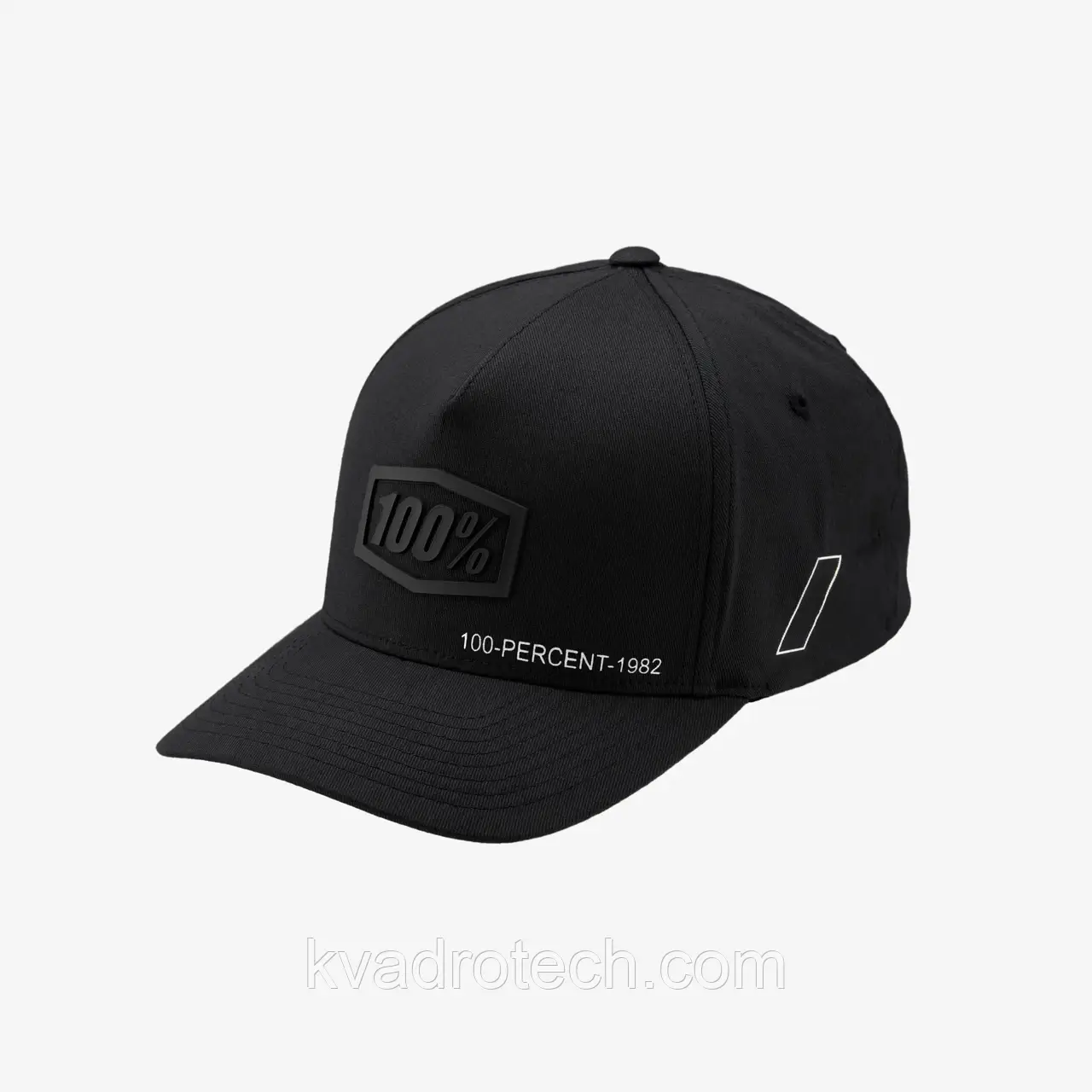 Кепка Ride 100% SHADOW Flexit Hat [Black], фото 1