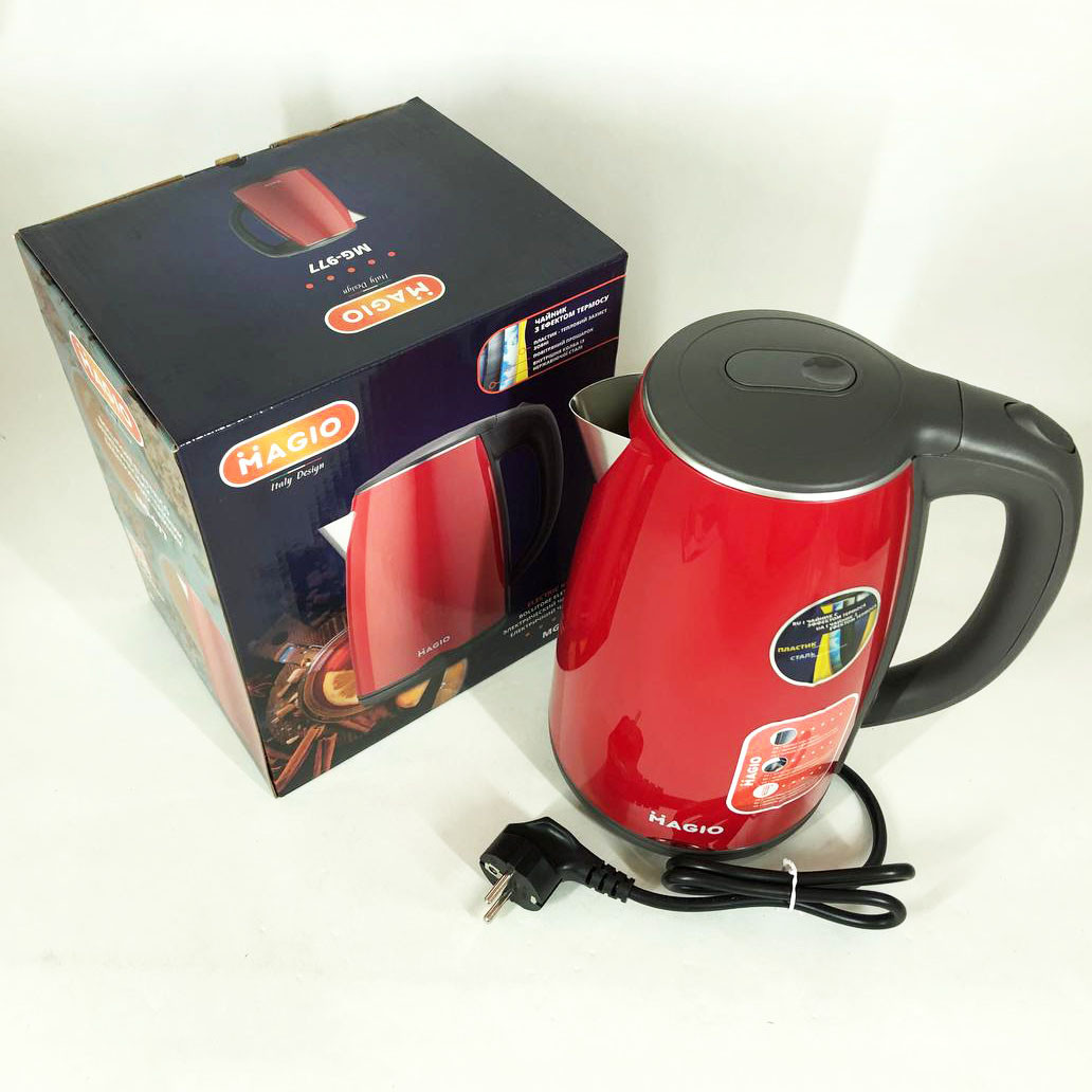 Електрочайник чайний MG-977, Вишуканий електрочайник, Чайник електро, Електричні CV-629 чайники якісні