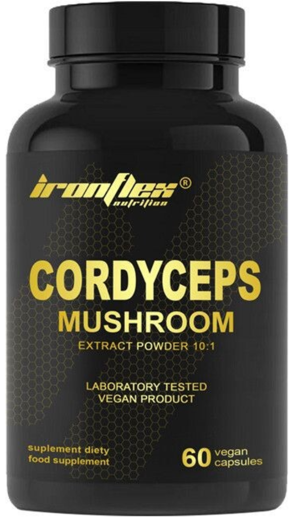 Кордіцепс IronFlex Cordyceps Mushroom 60 veg caps