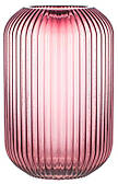 Ваза скляна Ariadne "Tulip Dark Pink" Ø18x28см, темно-рожева