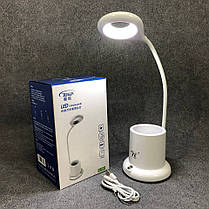 Настільна лампа світлодіодна led lamp TaigeXin TGX 1007, Лампа для читання та роботи JT-878 за столом, фото 5
