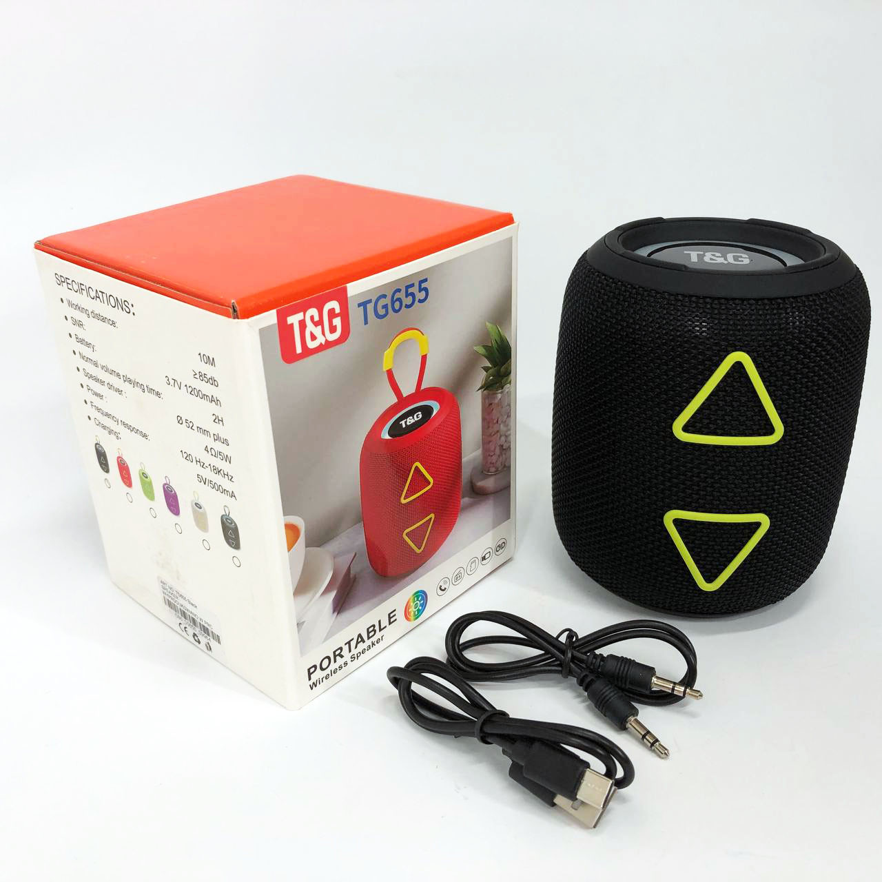 Об'ємний звук Bluetooth колонки TG655, Блютуз-колонка з можливістю LE-349 під'єднання флешки