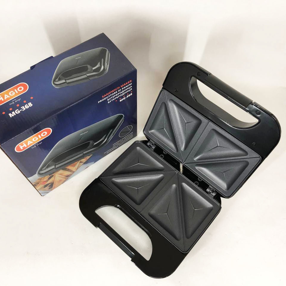 Бутербродниця гриль сендвічниця Magio MG-368, Бутербродниця мультимейкер, EA-183 Бутербродниця гриль
