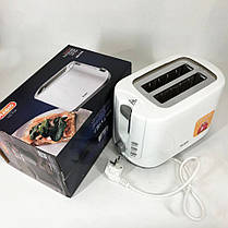 Потужний тостер для дому та кухні MAGIO MG-276, Тостер для кухні побутової, Тостер FL-995 для хліба, фото 3