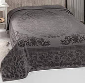 Велюрове простирадло Belizza "Odessa Gri" 200х220см