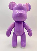 Дитячий набір розмальовка для творчості Флюїдний Ведмедик Bearbrick ведмідь Беарбрик 23см рожевий A(AN)31601
