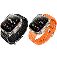 Уценка Смарт часы Remax Ultra 2 WATCH16 230 мАч Титаново-золотой (витринный образец)