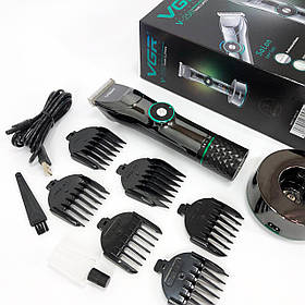 Бритва тример машинка VGR V-256, Миюча машинка для стрижки, Машинка для стрижки OK-624 волосся бездротова