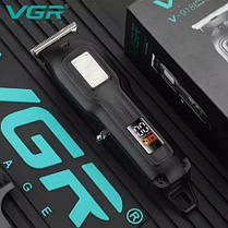 Бритва для бороди VGR V-918, Багатофункціональна акумуляторна машинка WC-369 для стрижки, фото 3