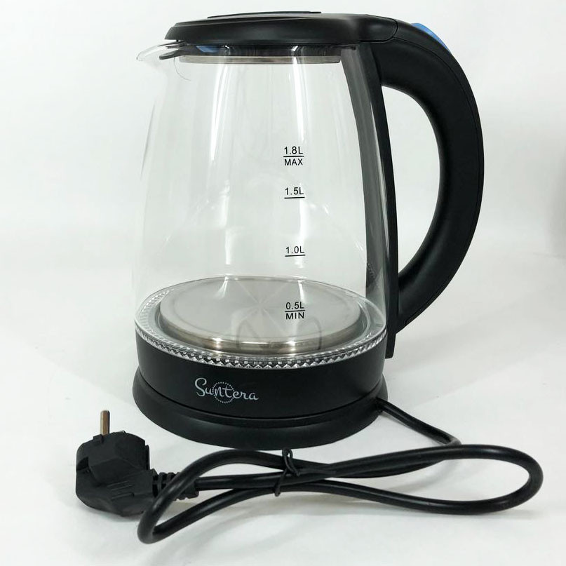Електрочайник чайний Suntera EKB-322B 1500 Вт 1.8 Л, Електрочайник чудовий, GU-401 Вишуканий електрочайник