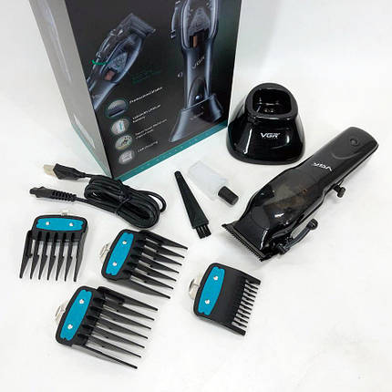 Електробритва для голови VGR Hair Clipper V-653 Voyager, Тример для тіла OL-396 чоловічий топ, фото 1