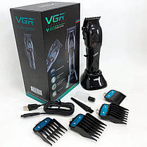 Електробритва для голови VGR Hair Clipper V-653 Voyager, Тример для тіла OL-396 чоловічий топ, фото 5