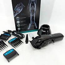 Електробритва для голови VGR Hair Clipper V-653 Voyager, Тример для тіла OL-396 чоловічий топ, фото 6