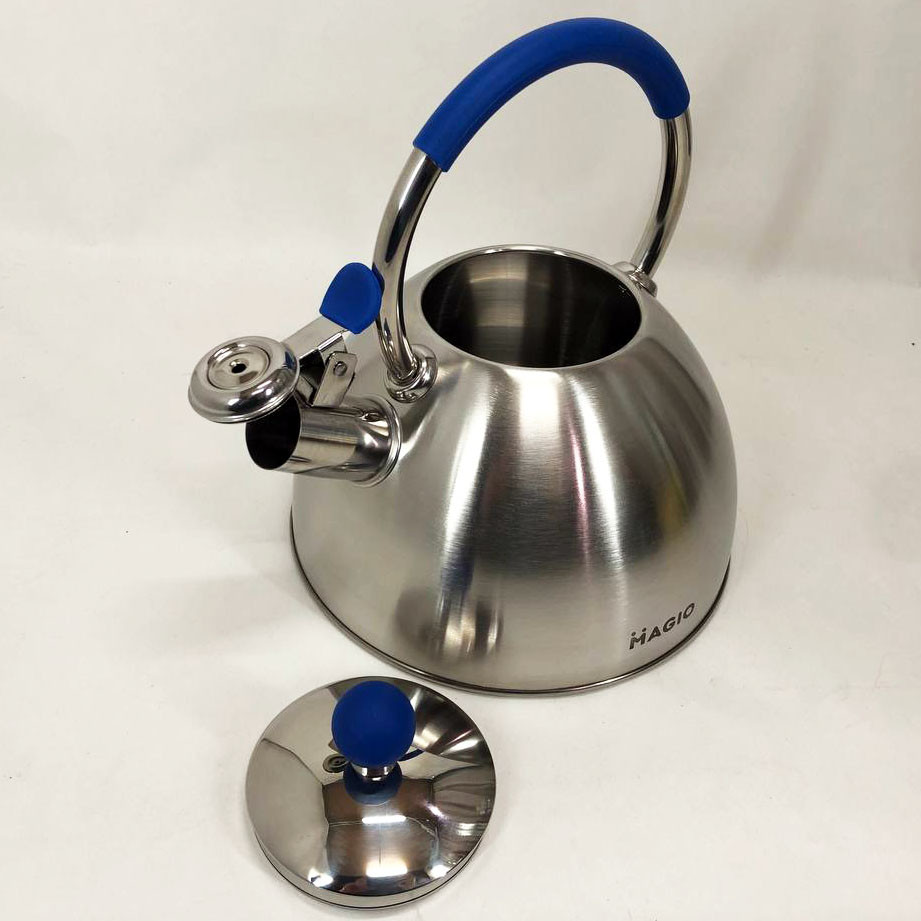 Чайник для електроплити Magio MG-1190 2.5 л, Чайник для приготування чаю IP-455 зі свистком