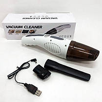 Пилосос для машин Car Vacuum Cleaner HY05, Прибирання авто, Надійний ручний пилосос UV-615 для авто, фото 5