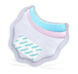 Лактаційні вкладки BabyОno Natural nursing білі, 24шт.уп (Бебіоно) 298/01