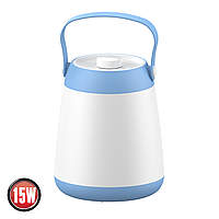 Ліхтар акумуляторний LED 15W 220-240 IP20 настільний голубий-30