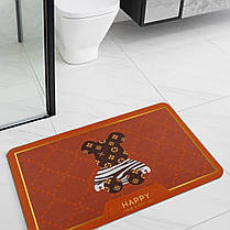 Вологопоглинаючий килимок 38х58х3мм "Щасливий" (D) SW-00001565, фото 5