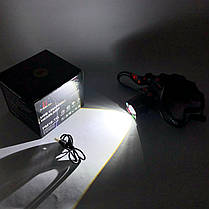 Ліхтар для шолома на голову SY-8087-PM10-TG, Налобний прожектор, Ліхтар налобний з EH-237 червоним діодом, фото 5