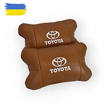 Практична автомобільна подушка на підголовник Toyota, Подушки під голову машину, Авто подушки DL-509 в машину, фото 6